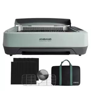 NEW 시즌7 연기 잡는 안방그릴 맥스 AB1201MF 전기그릴 전용가방과 추가필터 10개포함