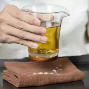 흡수 자수 빈티지 티슈 타올 다도용 티타올