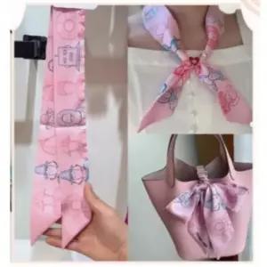 지앤지고급 쁘띠 스카프 가방 타이 리본 슬림 손잡이 목스카프 쁘띠스카프 가방 꾸미기