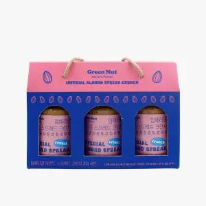 임페리얼 아몬드버터 크런치 400g 3입 선물세트 감사 답례