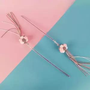 [하프클럽/알티피아]장난감 폼폼이 핑크 낚싯대 낚싯대장난감 고양이