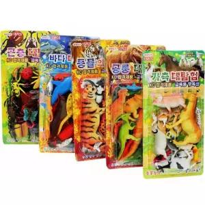 대탐험 교육용 피규어 공룡 바다 동물 가축 곤충 장난감 완구/세트/아동/채집/발굴