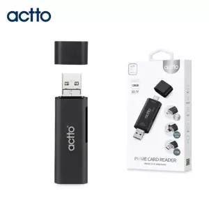 프라임 USB 카드리더기 (2슬롯 SD-TF) (블랙)/노트북/연결/블랙박스/멀티/리드/메모/젠더/카드/리더/기