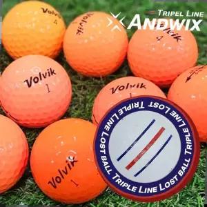 중고골프공 3선 볼빅 주황 A상급 100알