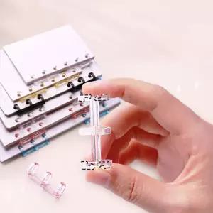 3공 플라스틱 제본링 스프링 루즈링 다이어리만들기 클릭링 제본링 루즈링