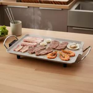 전기 와이드 그리들팬 테이블 바베큐용 그릴 가정용 전기그릴