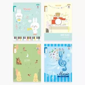 펜피아 800 초등 제본 1-6음악 노트 1세트 10권 신학기노트 초등노트 음악노트