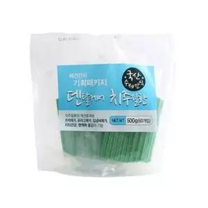 기획패키지 덴탈케어 치주질환 500g (60개입)_민트 국산수제 애견간식