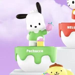 [에이치플러스몰]산리오 포챠코 캐릭터 피규어 케이크 치즈 보드게임