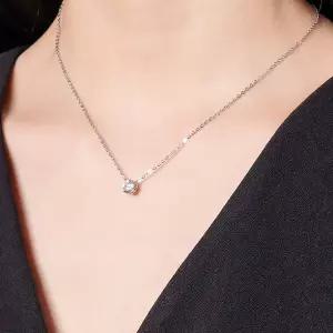 [로이드](센텀시티점)14K 1캐럿 4프롱 다이아몬드 목걸이 LND24032D