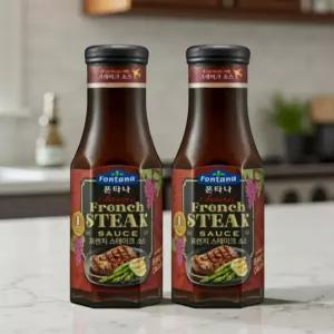 목살 스테이크 소스 바베큐 폭립 BBQ 바비큐 양념 265g 1+1