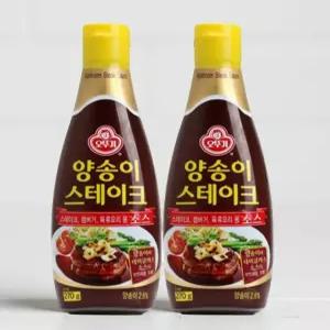목살 스테이크 소스 바베큐 폭립 BBQ 바비큐 양념 270g 1+1