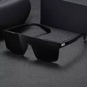 패션 편광 자전거 고글 스포츠 선글라스 블랙스모크