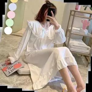 커플속옷 여성 러블리 빅카라 공주 레이스 잠옷 롱 원피스