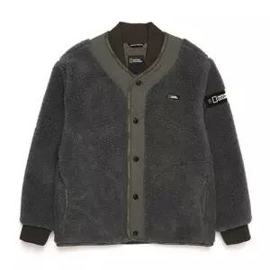 내셔널지오그래픽 공용 말레이맥 라운드 플리스 뽀글이 풀집업 N214UFT150 886445