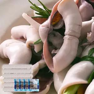 싱싱두툼 손질한치 자연산 생물 냉동 한치 한치회 오징어 할복 손질 한치 2.5kg 120마리+가리비4팩