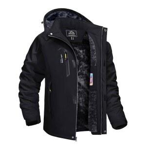 타코센 겨울 재킷 전술 후드 파카 스노우 남성 군용 레인코트 스키 코트 방수 플리스