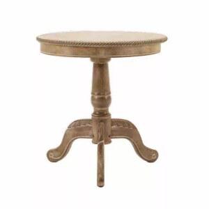 빈티지 원형 테이블 앤틱 디저트 가정용 고제 커피 탁자 clay LEG