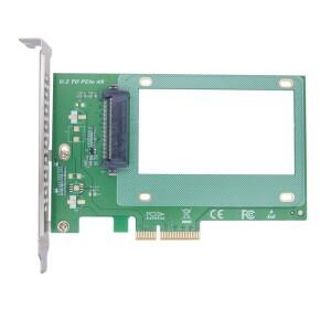 데스크탑 컴퓨터용 PCI Express 3.0 X4 to U.2 어댑터 SSD 확장 카드 라이저 컨버터 32 GT/S 2.5 인치 NVME