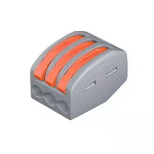 구분확장 무탈피커 넥터 원터치 레버형커 3선 락폴딩 컨 단자 PCT