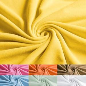 코넬리아 밍키 패브릭 바이 더 야드, 1.0mm 초소프트 플리스 패브릭, 60인치 와이드 매끄러운 플러시 퍼지 커들 재봉, 담요, 베개 커버, 스카프, 마스크, 애완동물 침대, 1야드 옐로우