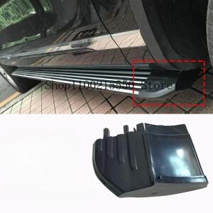 악세사리 자동차 도어 사이드 스텝 엔드 캡 폭스바겐 투아렉 7L 2002+ 러닝 보드 탑/엔드 플러그 커버 교체