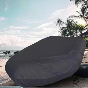 고무보트 덮개 자외선 커버 차단막 방수 차단 보호천 시트 천막 보트커버 차양막 보관 보호