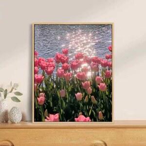 튤립 꽃 피포페인팅 DIY 그림그리기 30x40 세트 컬러링