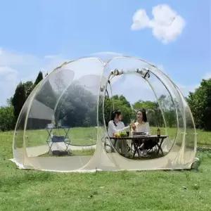 투명쉘터 이글루돔 우레탄 천막 펜션 텐트 버블 원터치 접이식 장박 감성