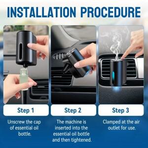 차량용 아로마테라피 기계 에어 아울렛 스프레이 지속적인 확산기 콜론 악취 제거 청정기 2026