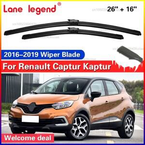 Renault Captur 용 와이퍼 LHD 전면 블레이드  앞 유리 윈드 스크린 창 자동차 레인 브러쉬 26 