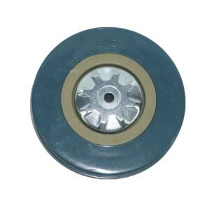 휠체어 앞바퀴 교체 어 휠체어바퀴 내마모성 롤러 장 부속품 고무바퀴 검정색