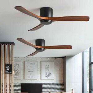 천장실링팬 선풍기 씰링팬 저소음 우드천장선풍기 A2 가정용 에어라트론 낮은