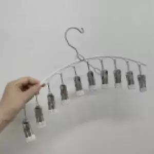 (색상 화이트)양말 속옷 건조 다용도 집게 옷걸이