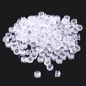 귀걸이 실리콘 클러치 5mm 고정 마개 투명 장신구부자재