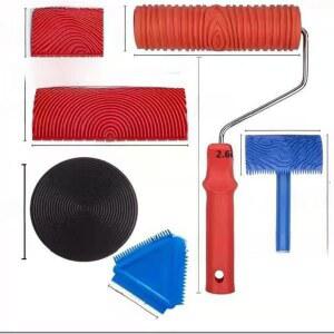 나무결 페인팅 우드그레이닝툴 브러시 6종 폼팩터 나뭇무늬 ms3 롤러 멀티