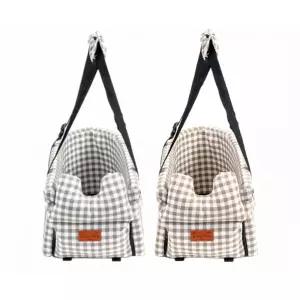 애견 고양이 콘솔 카시트 이동가방 자동차방석 (랜덤)