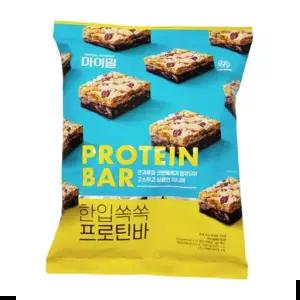 다이어트간식 마이밀 한입쏙쏙 프로틴바 15개입 1봉
