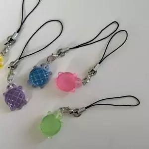 미니 마개 보호캡 폰꾸 키링 C타입 터틀 거북이 키 메