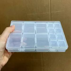 투명 비즈케이스 소 중 세트 비즈통 비즈공예재료 약통 알약케이스