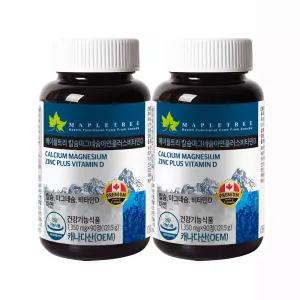 메이플트리 칼슘마그네슘아연+비타민D 90정X2병 6개월분