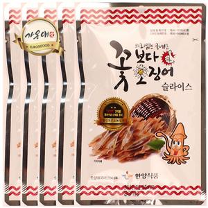 [가온애] 한양식품 꽃보다 오징어 (오리지날) 20봉 / 꽃오징어 슬라이스 한양 오징어 숏다리 꽃보다오다리