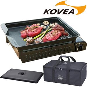 KOVEA 블랙L 국산 캠핑용 가스레인지 가방포함 휴대용 가스렌지 구이바다 멀티 캠핑버너