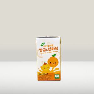 [자담] 제주무농약 감귤 한라봉 주스(125ml x 24개입)