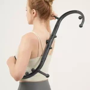 휴비케어 마사지스틱 뭉친 근육 승모근 발 허리 전신 림프순환 마사지 갈고리 지압봉