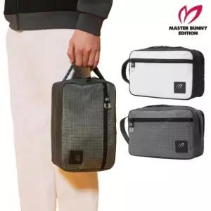 MASTER BUNNY 남성 골프 투지퍼 메쉬 파우치 가방 E1BG-101