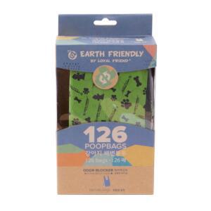 강아지 산책 필수품 손잡이형 똥봉지 126매 애견용대변비닐 펫용품