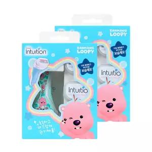 쉬크 인튜이션 잔망루피 그린에디션 여성제모기 키트(핸들1+날4입), 2개