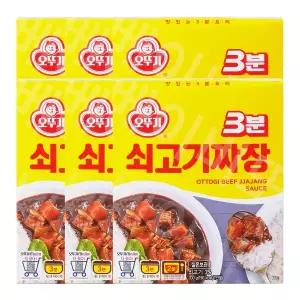 오뚜기 3분 쇠고기짜장 200g 6개