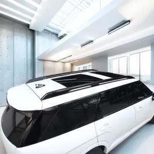 디올뉴 팰리세이드 LX3 튜닝 루프랙 커버 블랙 몰딩 용품